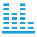 blue volume icon